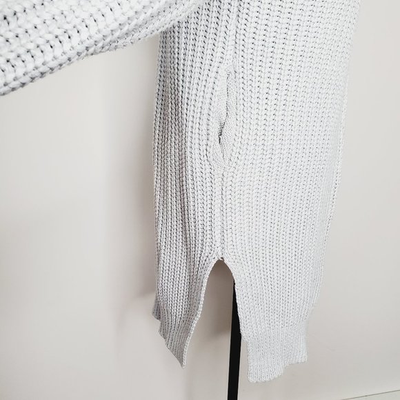 REVOLVE SNDYS. 100% Cotton Grey Chunky Cardigan - Picture 6 of 10